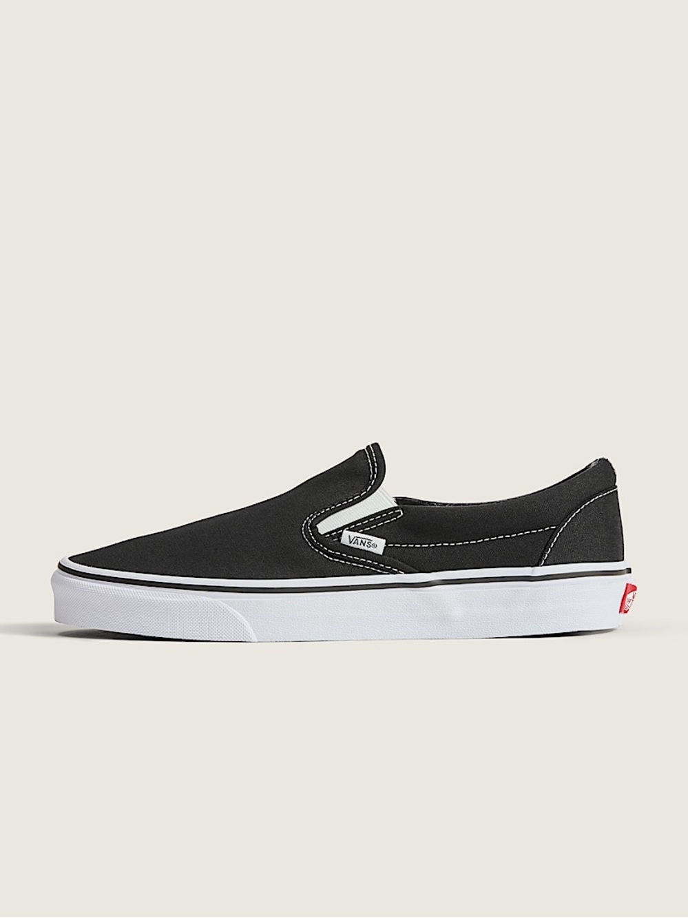 Vans Black Canvas Slip-On Loafer